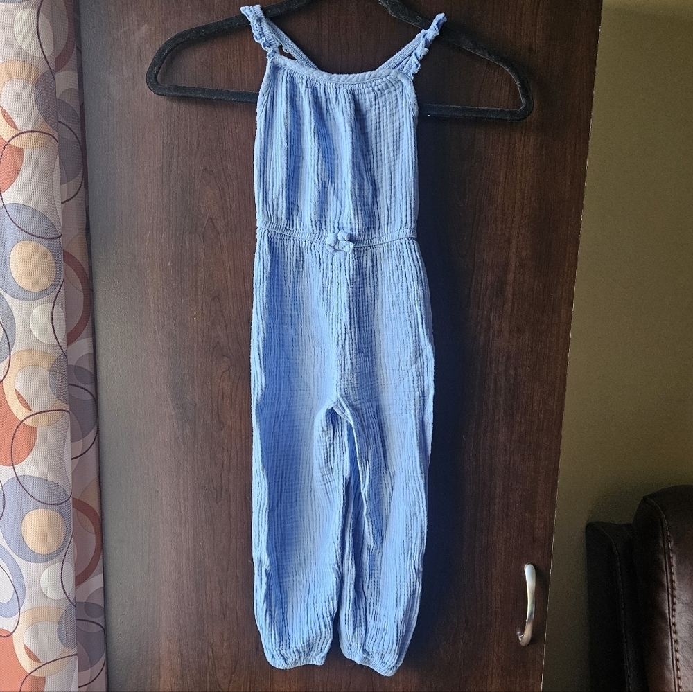 Wonder Nation Light Blue Kids Jumpsuit